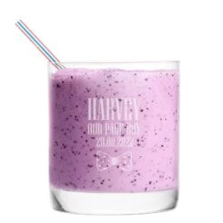 Page Boy's Bow Tie Personalised Wedding Juice Glass