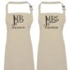 Personalised Dotty Mr And Mrs Apron Set 1 Personalised Dotty Mr And Mrs Apron Set -Gifts Shop personalised dotty mr and mrs apron set tj 10612 set