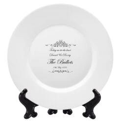 Personalised Ornate Swirl Plate