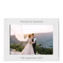 Gifts Shop -Gifts Shop personalised silver plated photo frame couples 851 2