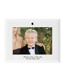 Gifts Shop -Gifts Shop personalised white picture frame wedding theme 003 2