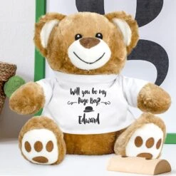 Will You Be My Page Boy Personalised Teddy Bear